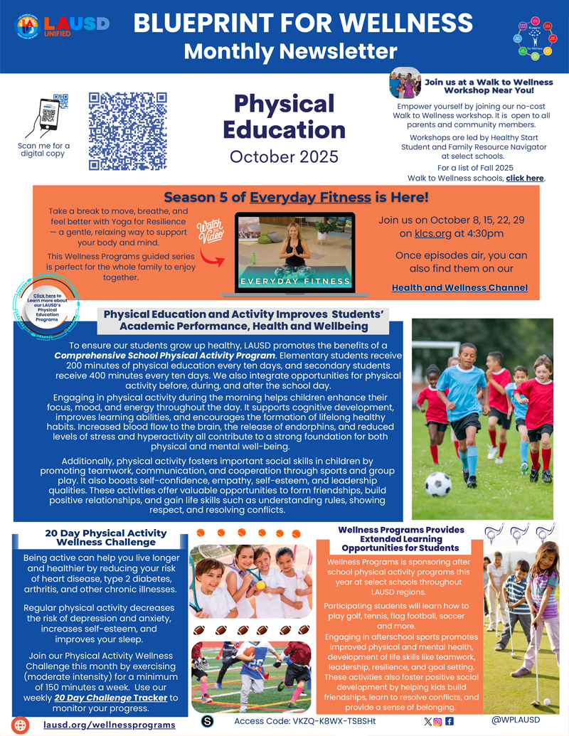 October 2025 - Physical Education